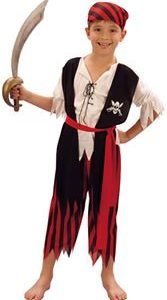 Small Boys Pirate Boy Jim Costume