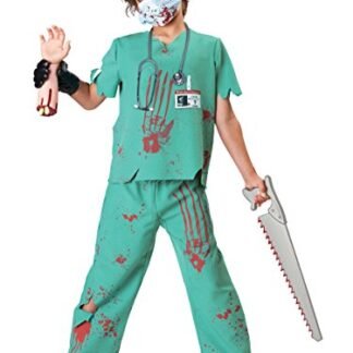 InCharacter Costumes, LLC Boys 2-7 Dr. N. Sane Shirt and Pant Set, Turqoise, Small
