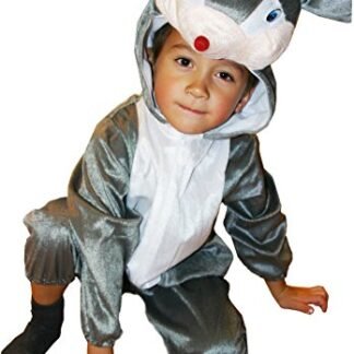 Fun Play Fancy Dress Mouse Onesies Animal Costume 5-7 Years Size L