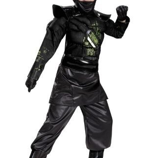 Disguise Combat Operative Recon Expedition Alien Warrior Deluxe Boys Costume, 10-12