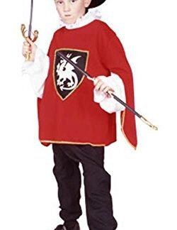 Musketeer Boy - Medium, Red Costume by RG Costumes