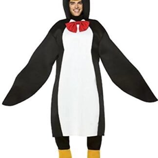 Rasta Imposta Lightweight Penguin Costume, Black/White, One Size