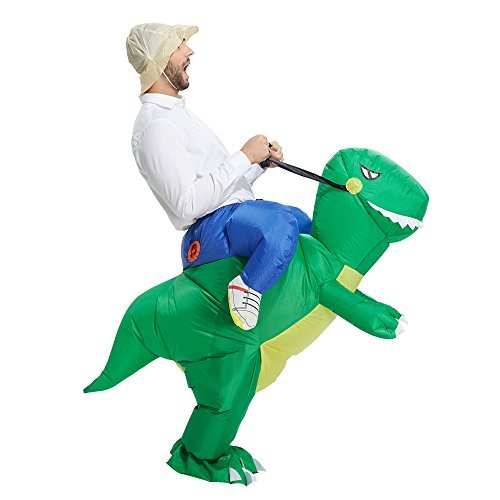 TOLOCO Inflatable Adult Dinosaur T-REX Fancy Dress Halloween Costume - Image 3