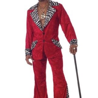 California Costumes Men's Pimp,Red,X-Large Costume