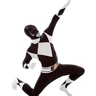 Official Black Power Ranger Morphsuit Costume - size Large - 5'5-5'9 (163cm-175cm)