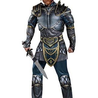 Disguise Men's Warcraft Lothar Muscle Costume, Multi, X-Large