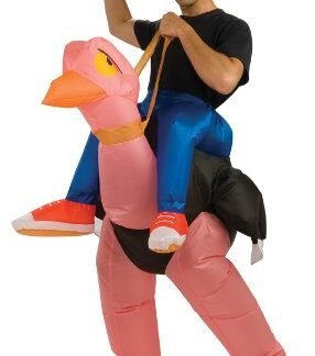 Rubie's Costume Inflatable Costumes Ostrich Costume, Pink, Standard