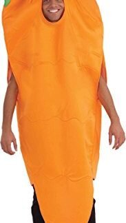 Unisex - Adult Carrot Costume, Orange, One Size