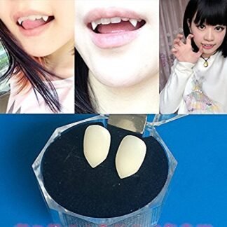 KISENG Halloween Party Cosplay Prop Decoration Vampire Tooth Horror False Teeth Small Size (13mm)