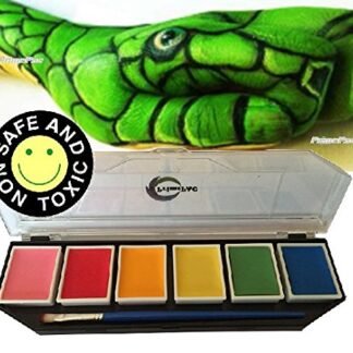 Face Painting & Body Paint. Great Makeup Kit for School, Halloween, Birthday, Dress Up Games, Cosplay. Drawing Arts Crafts Educational Toys. Creative Fantasy without limits. Great Coverage on Skin