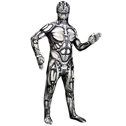 Morphsuits MorphKids Android Robot Childrens Costume Fancy Dress, Medium/8-10 Years