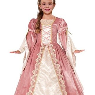 Designer Collection Deluxe Victorian Rose Costume Dress, Child Small