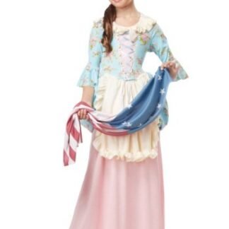 California Costumes Colonial Lady/Betsy Ross/Martha Washington/Ch Costume