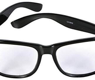 Vintage "Buddy" Wayfarer Blues Brothers Clear Sunglasses