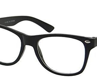 Kids Nerd Glasses Clear Lens Geek Costume Black Frame Children's (Age 3-10)