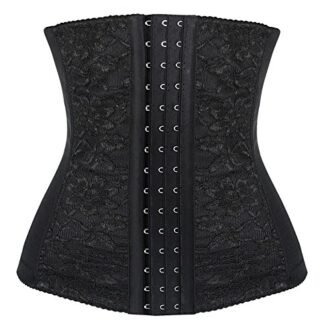 Charmian Women's Latex Underbust Waist Training Steel Boned Shapewear Corset