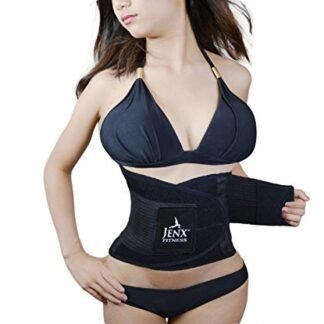 Jenx Fitness Unisex Waist Trimmer, Black, X-Large