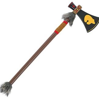 Amscan High Riding Party Native American Tomahawk Costume (1 Piece), Black/Brown, 17 1/2"
