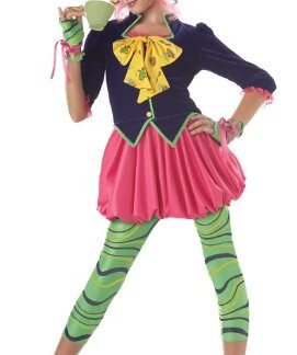 California Costumes Girls Tween Mad Hatter Costume