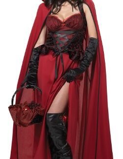 California Costumes Women's Dark Red Riding Hood Adult