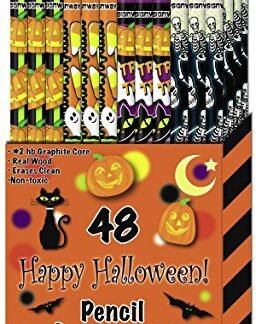 DesignWay Halloween Pencil, 48-Pack