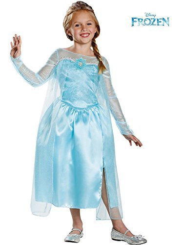 Disguise Disney's Frozen Elsa Snow Queen Gown Classic Girls Costume