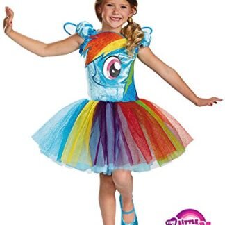 Disguise Hasbro's My Lil' Pony Rainbow Dash Tutu Prestige Girls Costume