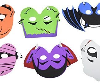 Foam Halloween Masks - 12pk