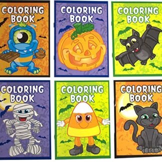 Halloween Coloring Book Bundle Includes 12 Books (2 of Each Style) and 1 Non-Negotiable Million Dollar Bill