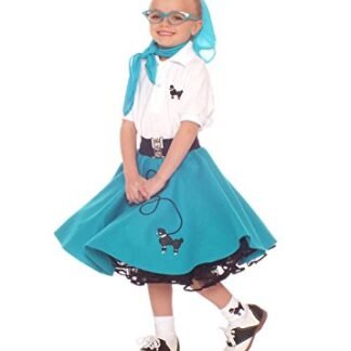 Hip Hop 50s Shop 4 Piece Child Poodle Skirt Costume Set