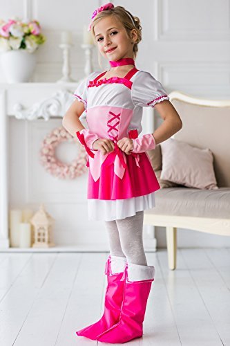 Kids Girls Pink Princess Halloween Costume Queen of Roses Dress Up & Role Play - Image 4