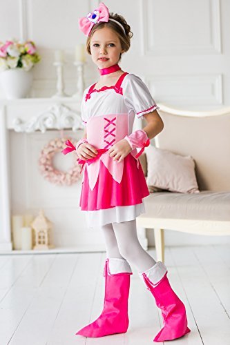 Kids Girls Pink Princess Halloween Costume Queen of Roses Dress Up & Role Play - Image 6