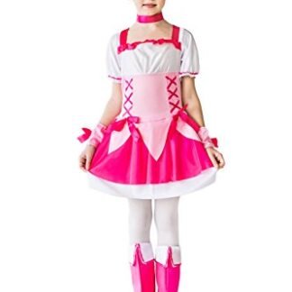 Kids Girls Pink Princess Halloween Costume Queen of Roses Dress Up & Role Play