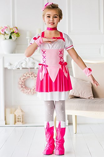 Kids Girls Pink Princess Halloween Costume Queen of Roses Dress Up & Role Play - Image 7