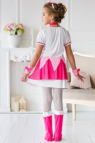 Kids Girls Pink Princess Halloween Costume Queen of Roses Dress Up & Role Play - Image 8