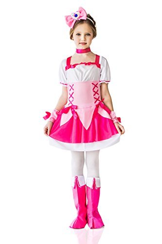 Kids Girls Pink Princess Halloween Costume Queen of Roses Dress Up & Role Play