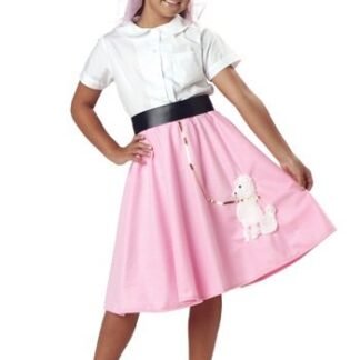 Poodle Skirt Girl's Costume