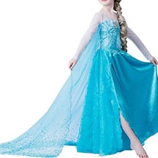 Suimiki Girls Costume Snow Queen Glitter Princess Cosplay Dress