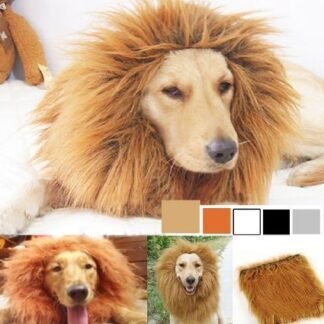 Sunreek8482;Large Pet Dog Cat Lion Wigs Mane Hair Festival Party Fancy Dress Clothes Costume