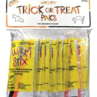 Wikki Stix Trick or Treat Pack (Assorted Pack of 50 individual Halloween Fun Favors)