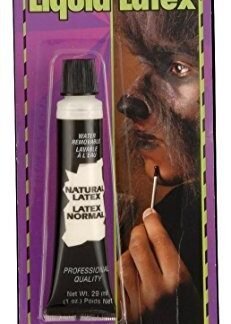 Liquid Latex Fake Skin 1oz Makeup Adhesive Kit Theatrical Appliance Make Up