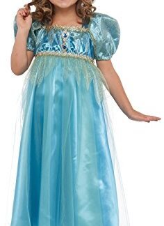 Rubies Costume Child’s Blue Crystal Princess Costume, Blue, Medium