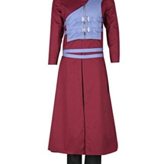 Mtxc Men’s Naruto Cosplay Costume Gaara 7th Size XL-Plus Red