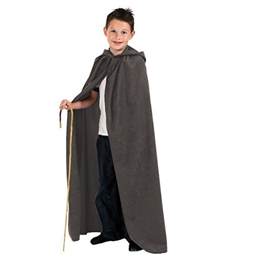 Gray Cloak or Cape with Hood