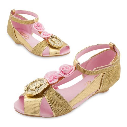 Disney Store Princess Beauty And The Beast Belle Girl Costume Dress Shoes (11/12)