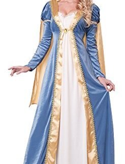 California Costumes Women's Elegant Empress Renaissance Lady Gown, Blue, Medium