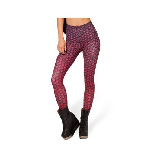 Rhaegal Dragon Egg Leggings for Women (Red)