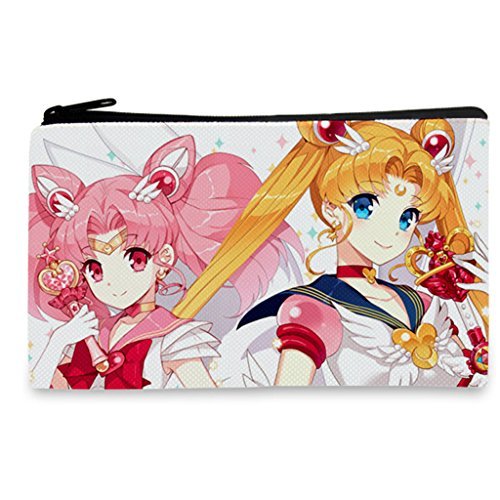 YOYOSHome Anime Sailor Moon Cosplay Cosmetic Bag Zero Wallet Pencil Case Pen Bag Coin Bag