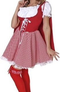 Adult Miss Little Red Costume (Size:Large 14-16)