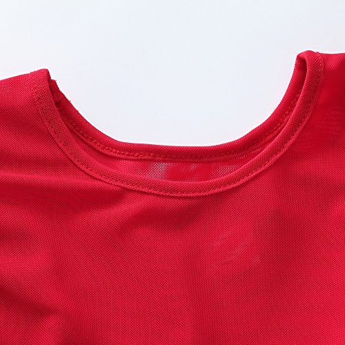 Flofallzique Baby Girls Birthday Party Princess Sundress Christmas Red Tassels Toddler Dress (6) - Image 5